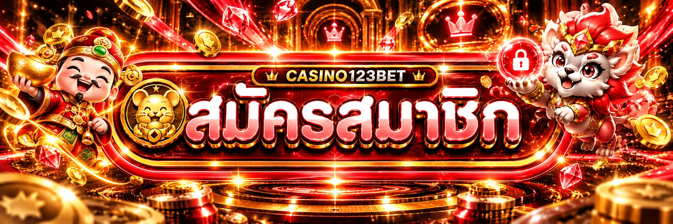 หน้าสมัครและเข้าสู่ระบบ CASINO123BET